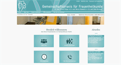 Desktop Screenshot of frauenaerzte-fuerth.de
